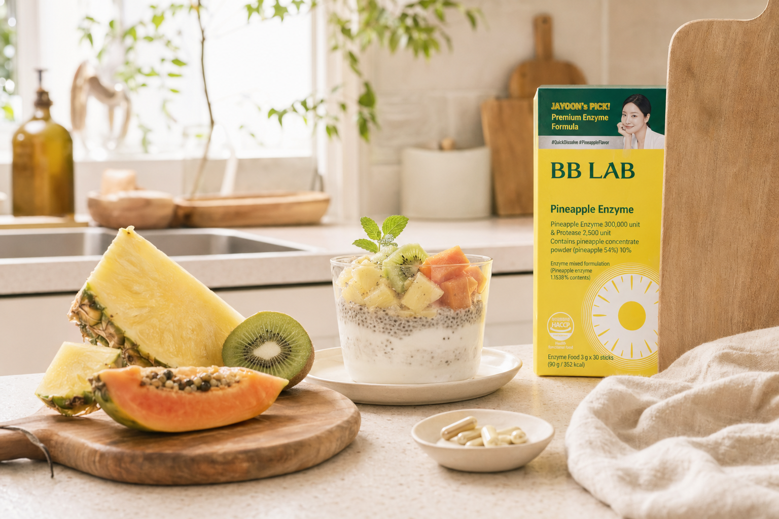 Enzyme fruits and BB LAB Pineapple Enzyme