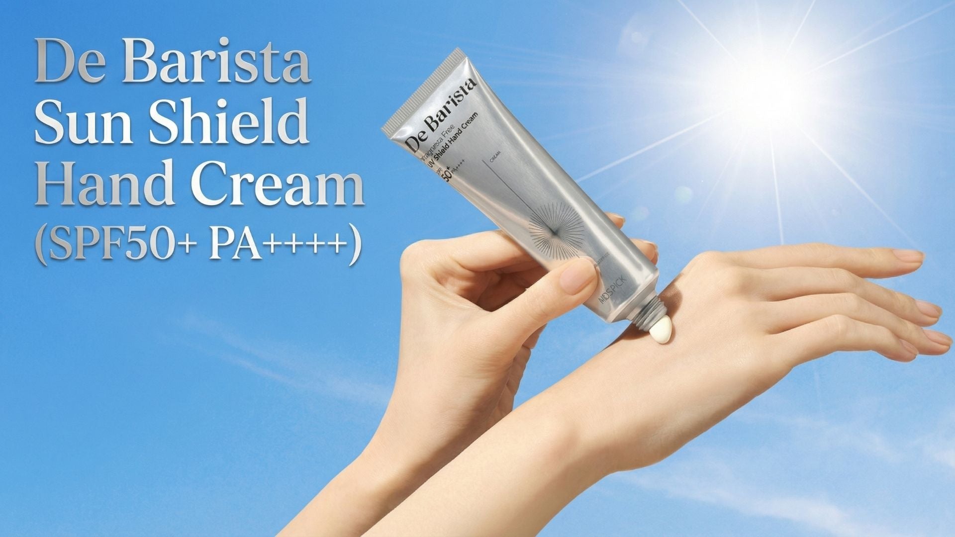 Дэ Бариста Нарны Хамгаалалттай Гарын Тос SPF50+ PA++++