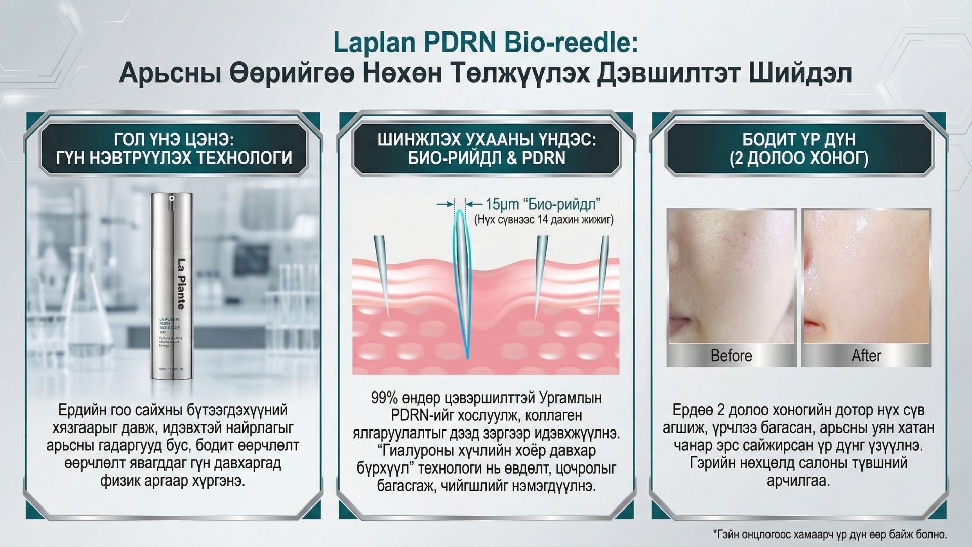 Ла Плант PDRN БиоЛиддл 300 3