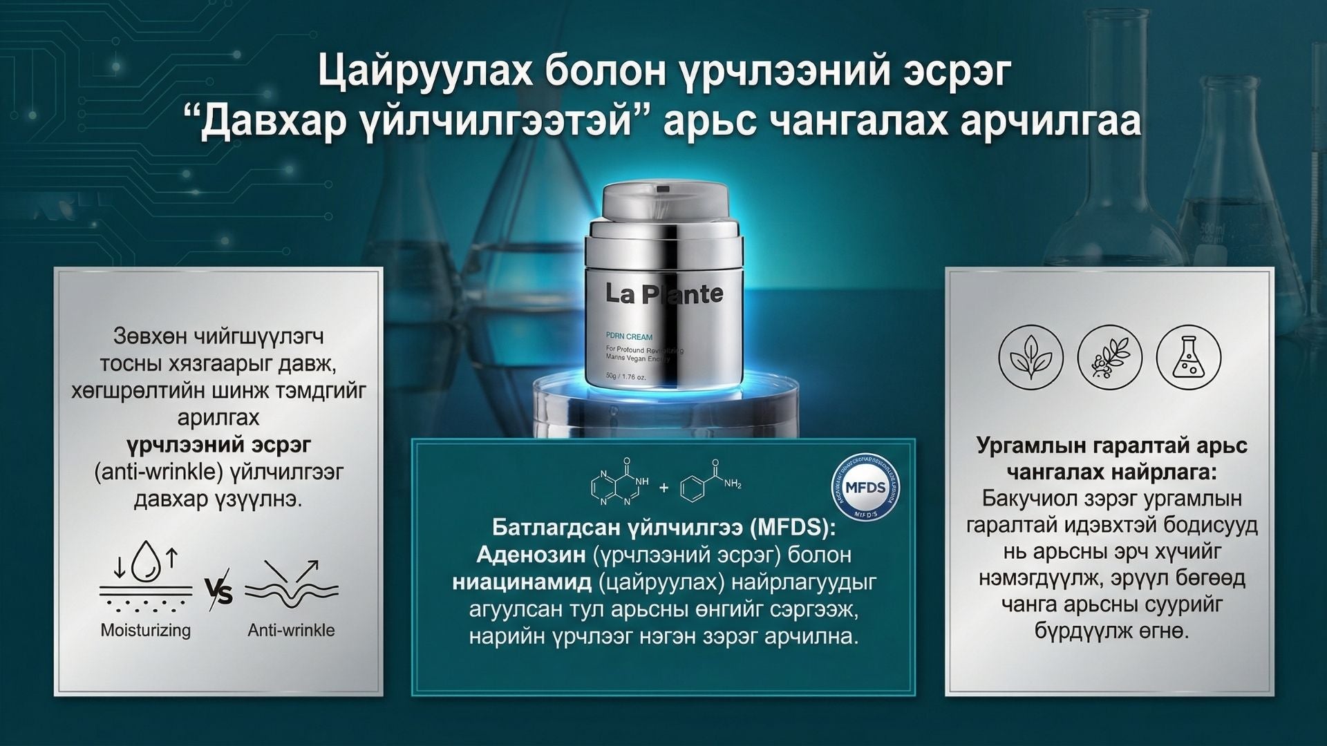 Ла Плант PDRN Крем 6