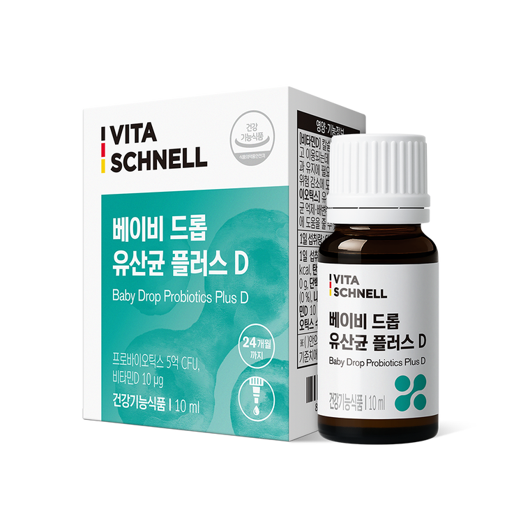 VitaSchnel Хүүхдийн Дусал Пробиотик Плюс Д
