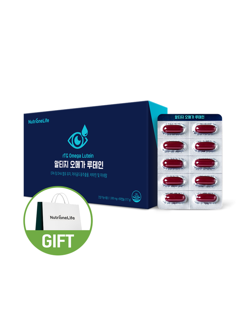 NutrioneLife рТГ Омега-3 Лютеин (+худалдааны цүнх)