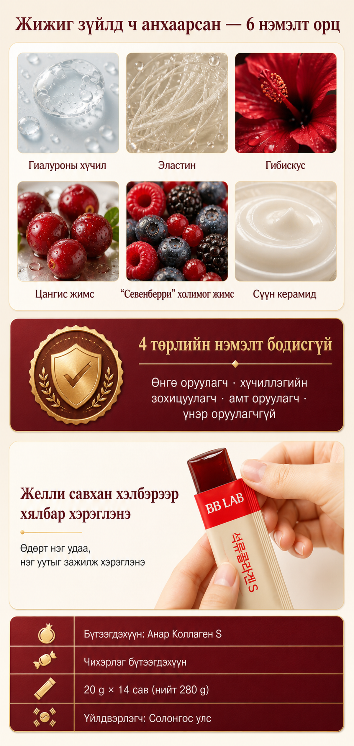 BB LAB Анар Коллаген S | BB LAB Pomegranate Collagen S